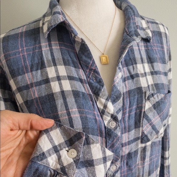 Soft Flannel Button-Up - Picture 3 of 6